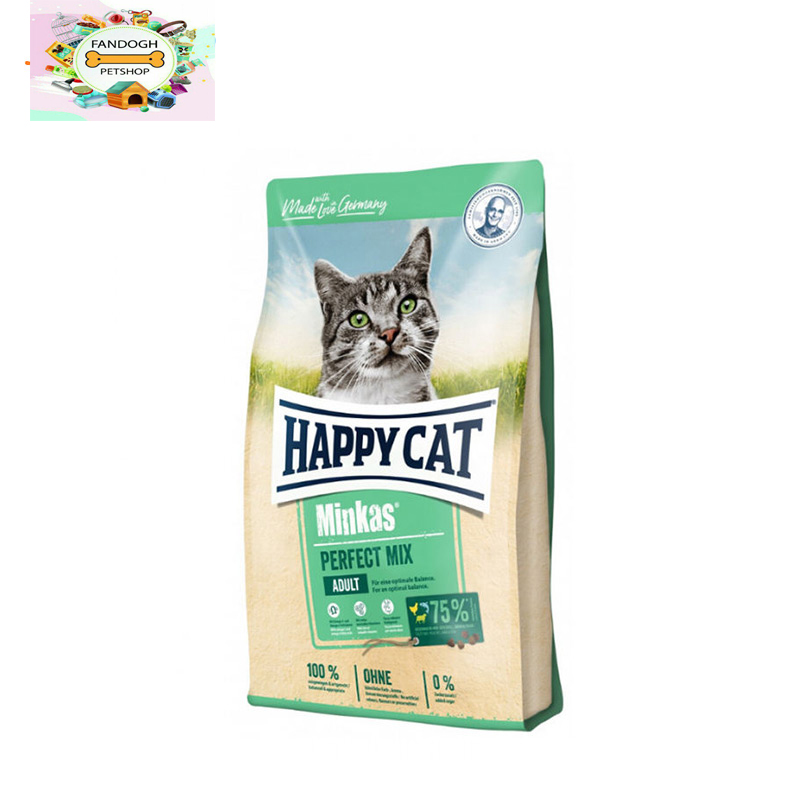 غذای خشک گربه هپی کت میناکس میکس 10 کیلو