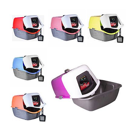 ظرف خاک مسقف گربه میشا به همراه بیلچه